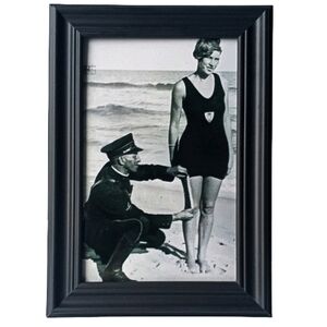 Vintage Beach Protocol Retro Oddity Home Decor Bathing Suit Womens Old Classic